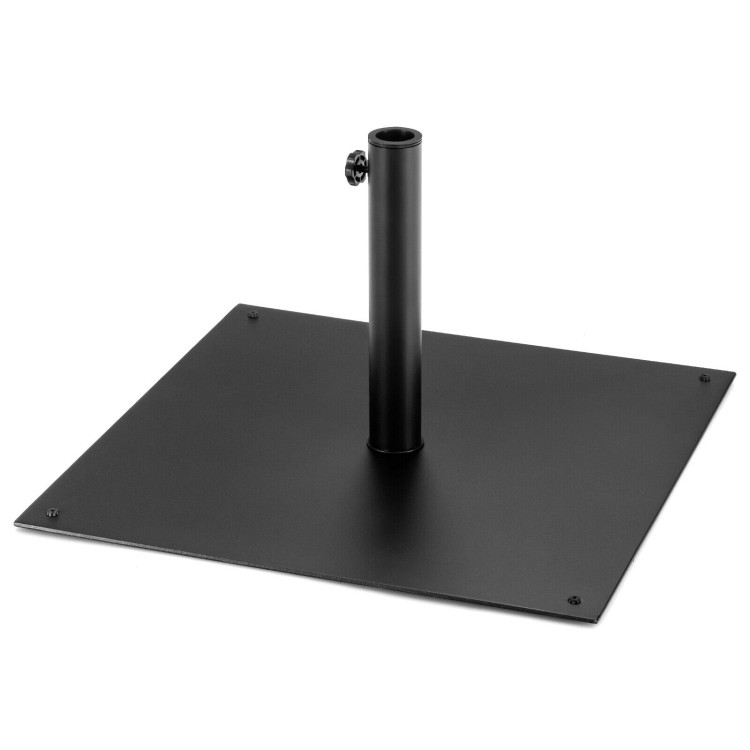 40 lbs Square Umbrella Base Stand with for Backyard PatioCostway Gallery View 4 of 12