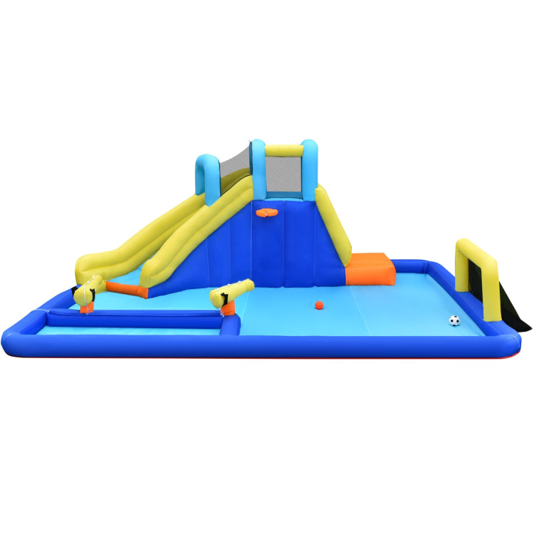 6-in-1 Inflatable Water Slide Jumping House without BlowerCostway Gallery View 9 of 15