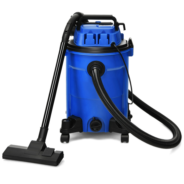 3 in 1 6.6 Gallon 4.8 Peak HP Wet Dry Vacuum Cleaner with Blower-BlueCostway Gallery View 3 of 12