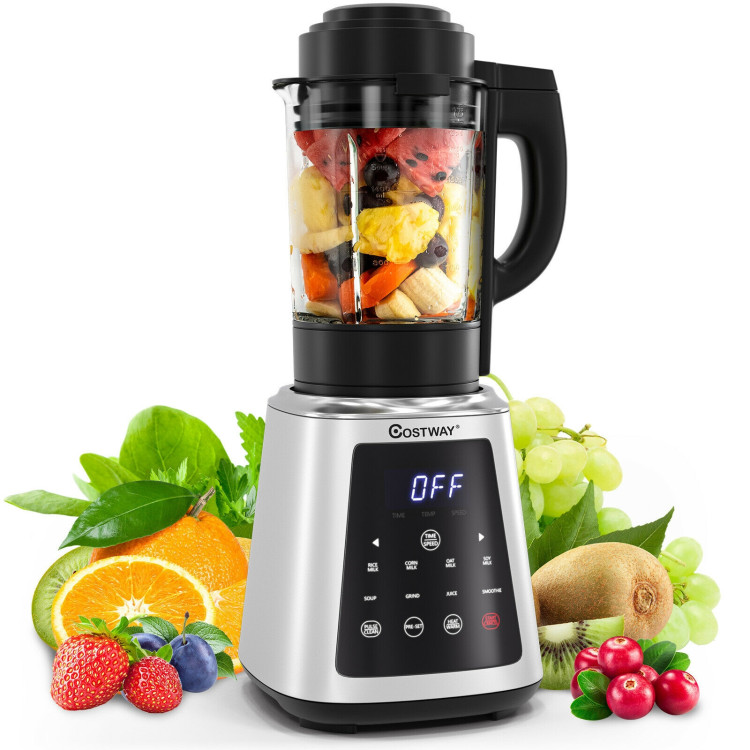 Professional Countertop Blender 8-in-1 Smoothie Soup Blender with TimerCostway Gallery View 8 of 12