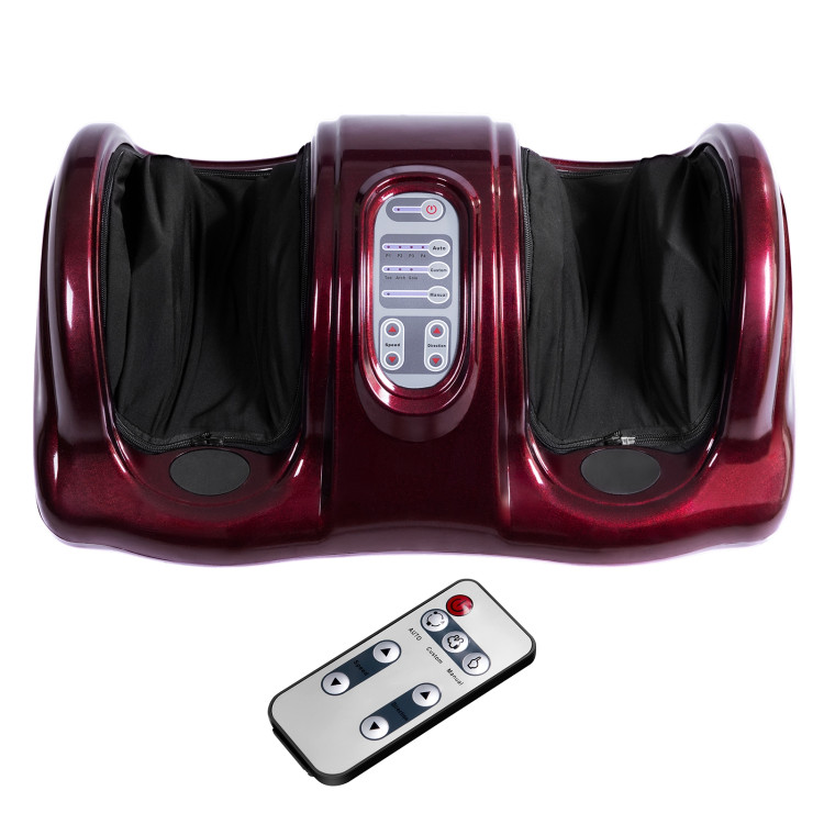 Therapeutic Shiatsu Foot Massager with High Intensity Rollers-RedCostway Gallery View 3 of 11