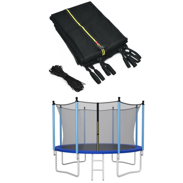 12Ft Replacement Weather-Resistant Trampoline Safety Enclosure NetCostway Gallery View 6 of 11