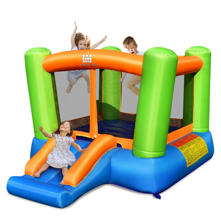 Kids Inflatable Bounce House without Blower for Indoor and OutdoorCostway Gallery View 7 of 10