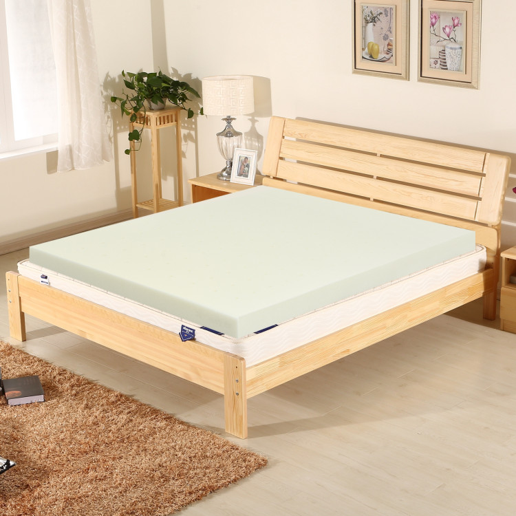 3-Inch Bed Mattress Topper Air Cotton for All Night’s Comfy Soft Mattress Pad-Full SizeCostway Gallery View 1 of 10
