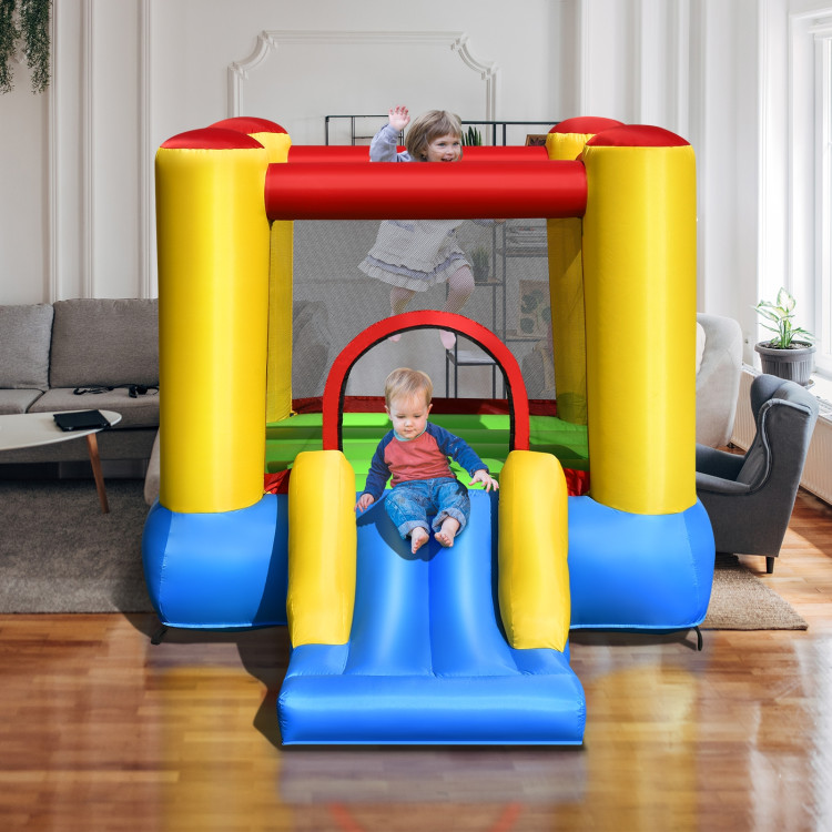 Kids Inflatable Bounce House with SlideCostway Gallery View 2 of 13