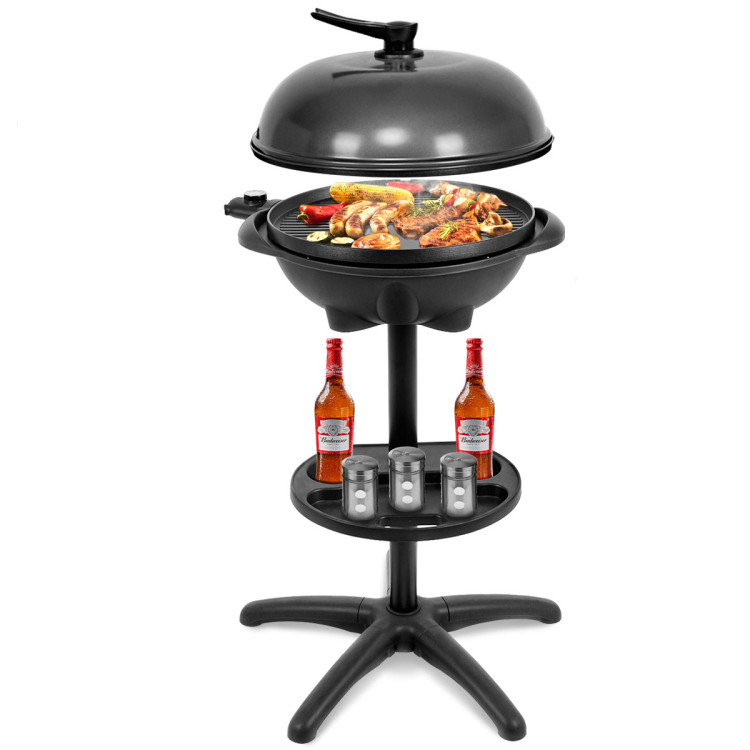 1350 W Outdoor Electric BBQ Grill with Removable StandCostway Gallery View 4 of 11