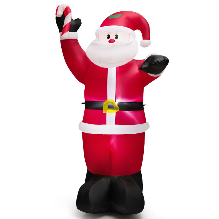 8 Feet Inflatable Santa Claus DecorationCostway Gallery View 4 of 11