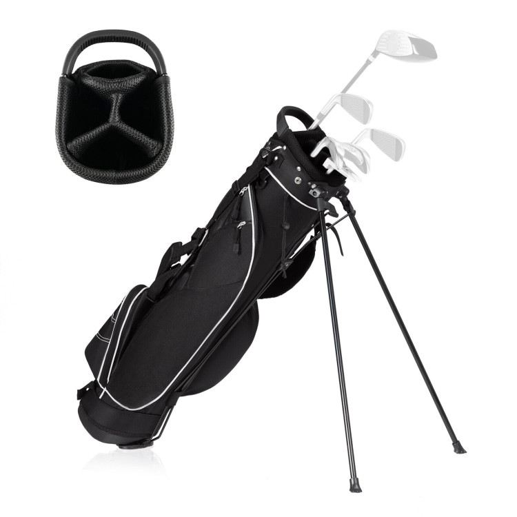 9 Inch Golf Stand Bag Divider Carry Pockets StorageCostway Gallery View 4 of 11