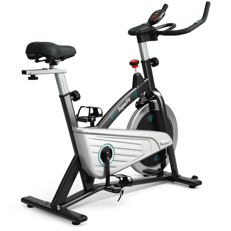 Magnetic Stationary Bike with Heart RateCostway Gallery View 5 of 9