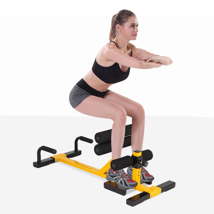 3-in-1 Sissy Squat Ab Workout Home Gym Sit-up MachineCostway Gallery View 10 of 12