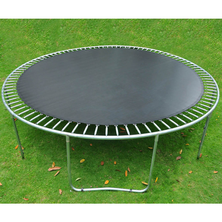 12.4 Feet Weatherproof Jumping Mat for 14 Feet Trampoline with 72 Rings 7 Inch SpringsCostway Gallery View 1 of 7