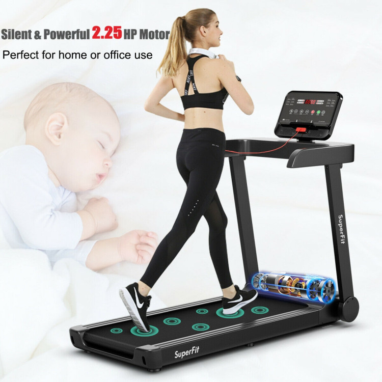 2.25 HP Electric Treadmill Running Machine with App ControlCostway Gallery View 3 of 10