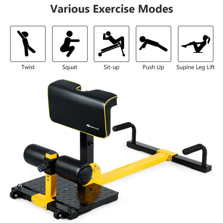 8-in-1 Multifunctional Home Gym Squat Fitness EquipmentCostway Gallery View 5 of 12