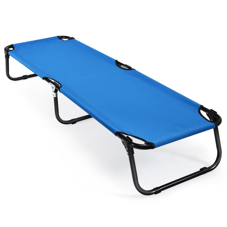 Folding Camping Bed Outdoor Portable Military Cot Sleeping HikingCostway Gallery View 3 of 11