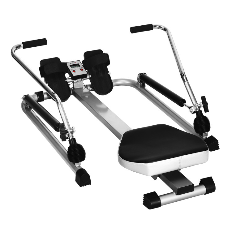 Exercise Adjustable Double Hydraulic Resistance Rowing MachineCostway Gallery View 1 of 11