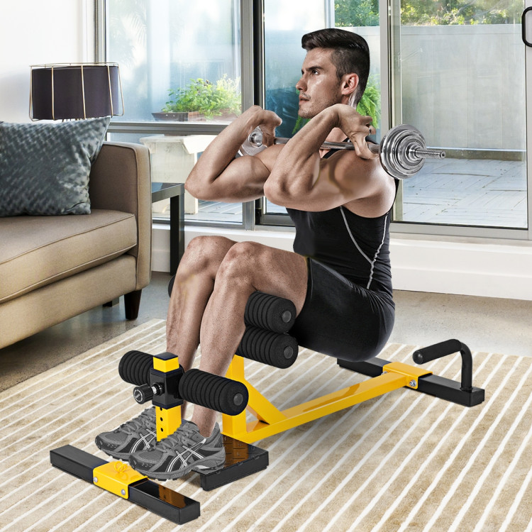 3-in-1 Sissy Squat Ab Workout Home Gym Sit-up MachineCostway Gallery View 2 of 12