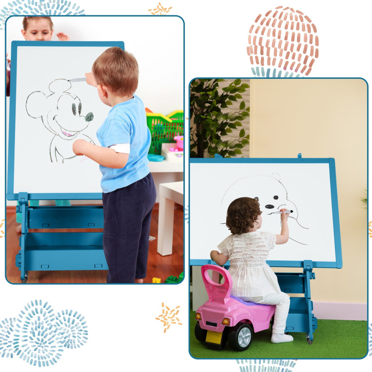 Colorations® Premium Free Standing Art Easel with Magnetic Dry