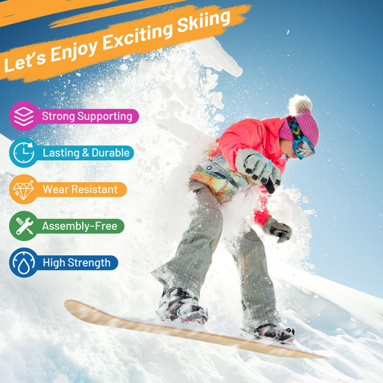 Snow Sledge Board Universal Ski Plate Sled Skiing Board for Baby