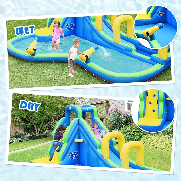 Multifunctional Inflatable Water Bounce with BlowerCostway Gallery View 3 of 9