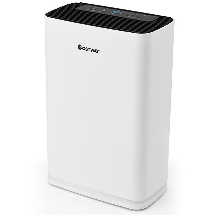 800 sq.ft Air Purifier True HEPA Filter Carbon Filter Air Cleaner Home OfficeCostway Gallery View 4 of 13