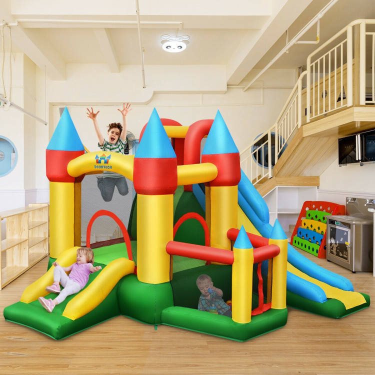 Kids Inflatable Dual Slide Jumping Castle with 780W BlowerCostway Gallery View 6 of 11