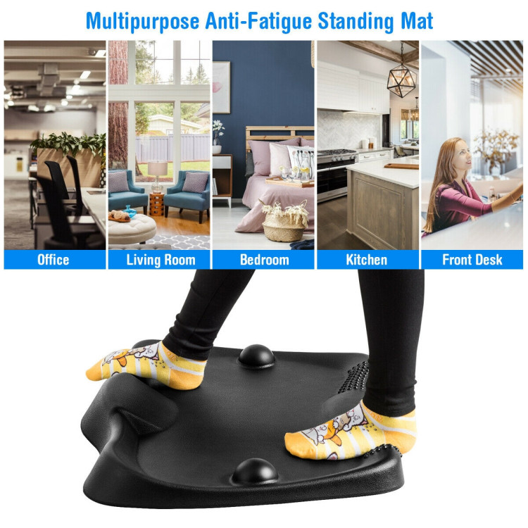 Ergonomic Design Anti Fatigue Standing Floor Foot Mat for Home OfficeCostway Gallery View 6 of 11