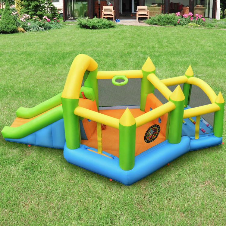 Inflatable Ball Game Bounce House Without BlowerCostway Gallery View 6 of 12