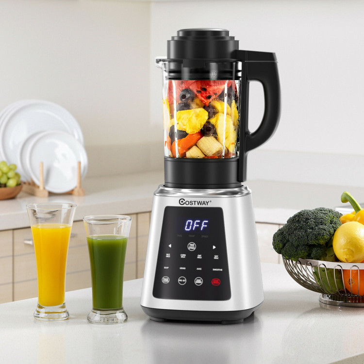 Professional Countertop Blender 8-in-1 Smoothie Soup Blender with TimerCostway Gallery View 1 of 12