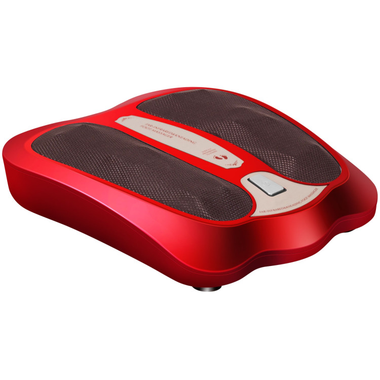 Shiatsu Heated Electric Kneading Foot and Back Massager-RedCostway Gallery View 10 of 12