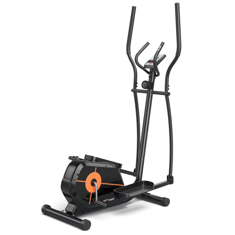 Elliptical Exercise Machine Magnetic Cross Trainer with LCD Monitor Costway Gallery View 1 of 11