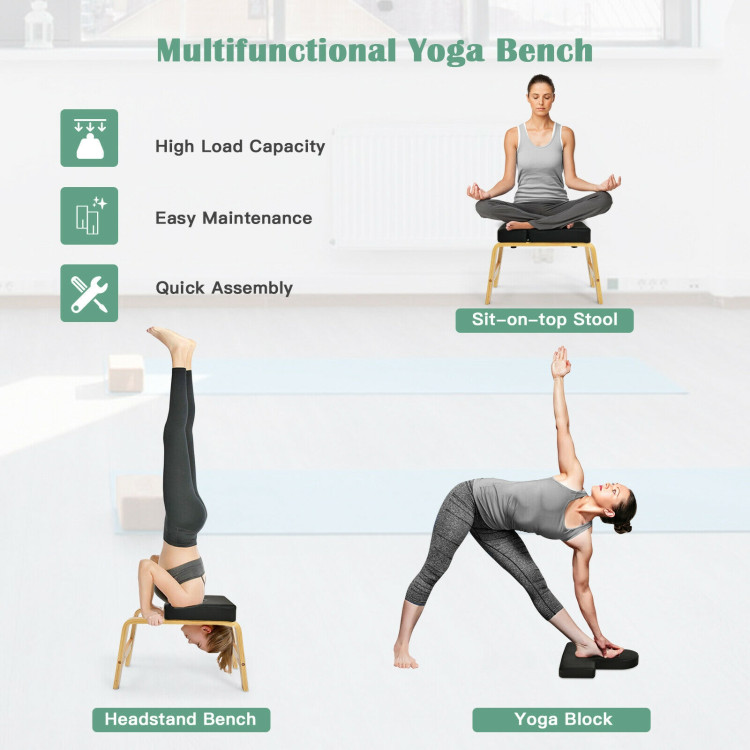 Yoga Stump Set adjustable, Backbending Yoga Props, Iyengar Stump Set, Yoga  Prop. -  Canada