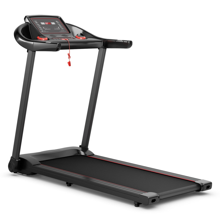 2.25HP Electric Running Machine Treadmill with Speaker and APP Control-RedCostway Gallery View 1 of 10