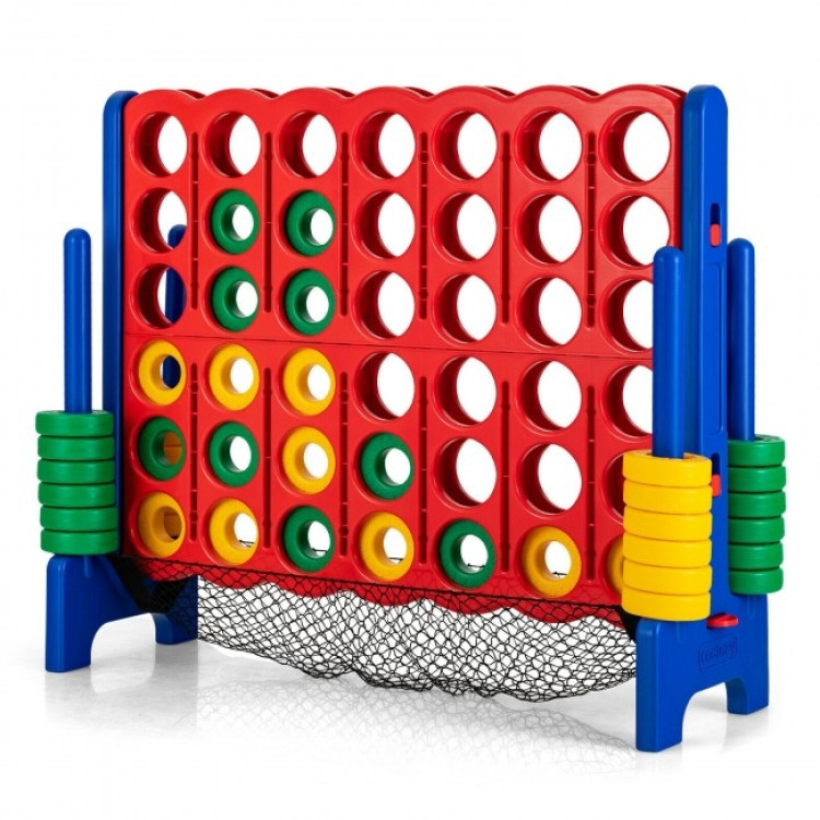 4-to-Score Giant Game Set with Net Storage-BlueCostway Gallery View 3 of 11