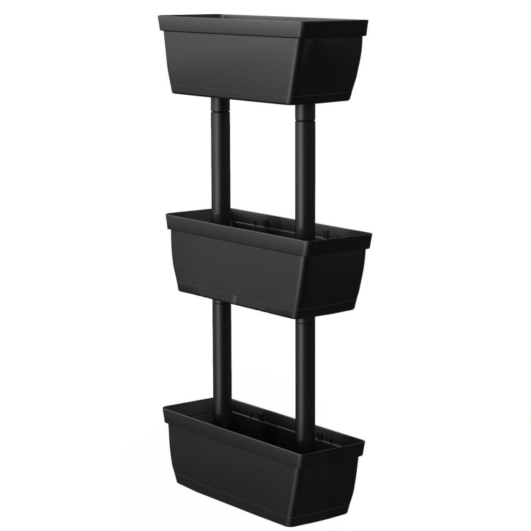 3-Tier Freestanding Vertical Plant Stand for Gardening and Planting UseCostway Gallery View 4 of 11