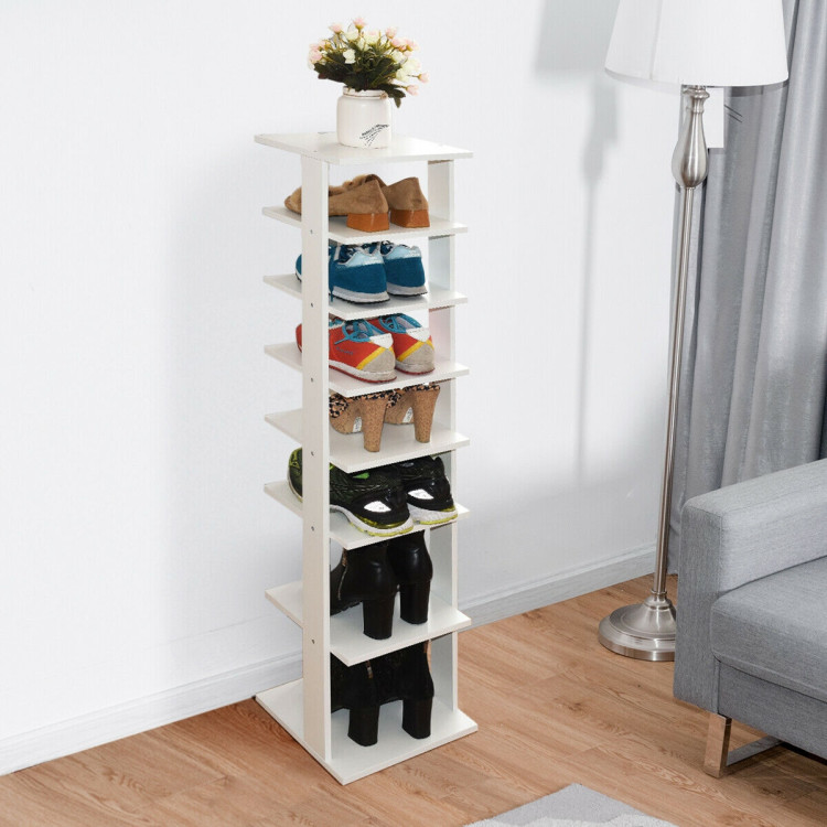 Dropship Wooden Space Saving 7 Tiers Vertical Shoe Rack For Front Door to  Sell Online at a Lower Price