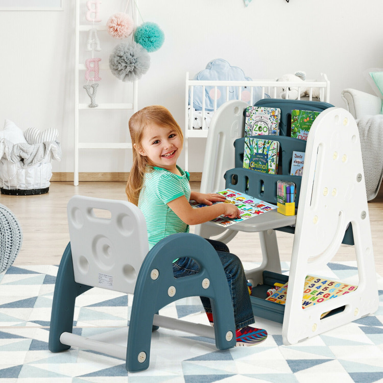 Up To 51% Off on Costway Kids Easel w/Chair Ar