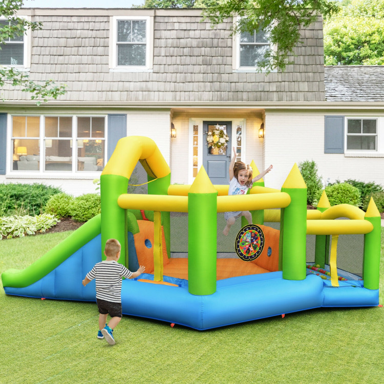Inflatable Ball Game Bounce House Without BlowerCostway Gallery View 1 of 12