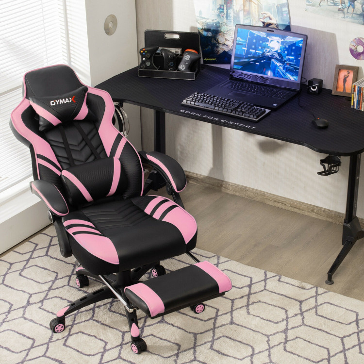 Gaming Chair with Footrest,Office Chair with Foot Rest,Anime Gaming  Chair,Gaming Chairs for Adults,Gaming Chair,for Game  Room,Bedroom,Office,Living