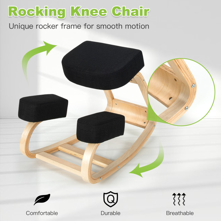 Costway Rocking Kneeling Chair Ergonomic Posture Correcting Back Pain - See  Details - Bed Bath & Beyond - 38424088