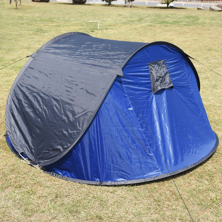 Waterproof 3-4 Person Camping Tent Automatic Pop Up Quick Shelter Outdoor HikingCostway Gallery View 2 of 9