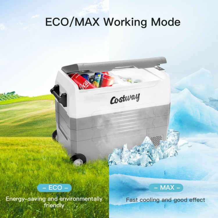 Review: Costway 53 Quart Dual-Temperature Car Freezer/Fridge with