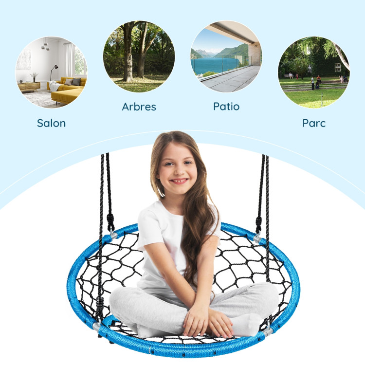 Costway Spider Web Chair Swing w/ Adjustable Hanging Ropes Kids Play - On  Sale - Bed Bath & Beyond - 33667732