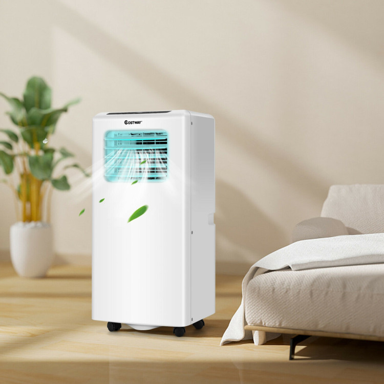 10000 BTU Portable Air Conditioner with Dehumidifier and Fan Modes-WhiteCostway Gallery View 14 of 20