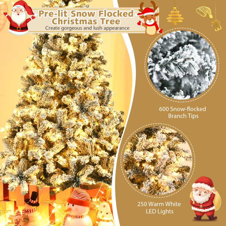 Artificial Frosted Christmas Tree - Medium