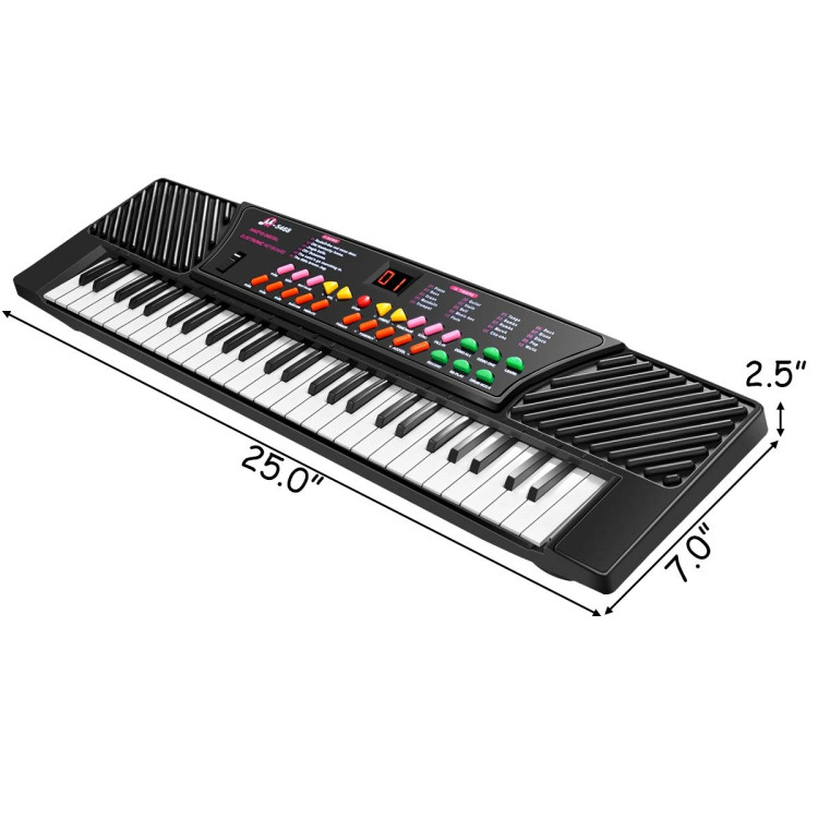 54 Keys Kids Electronic Music PianoCostway Gallery View 7 of 15
