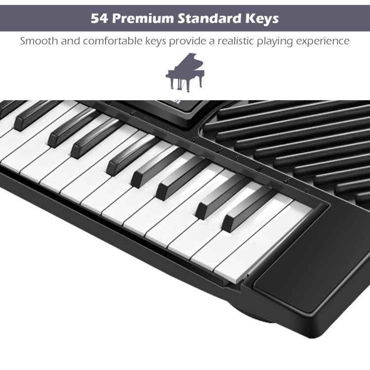 54 Keys Kids Electronic Music PianoCostway Gallery View 11 of 15