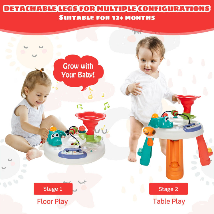 Mind-Developing Explore Activity Center Table for Kids - Costway