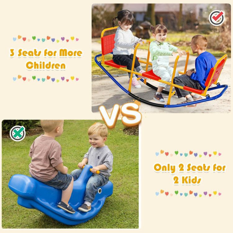 Outdoor Kids Toy Gift Teeter Totter for Children Boys GirlCostway Gallery View 5 of 12