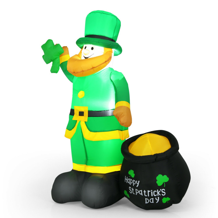 5.9 FT St Patricks Day Leprechaun Inflatable