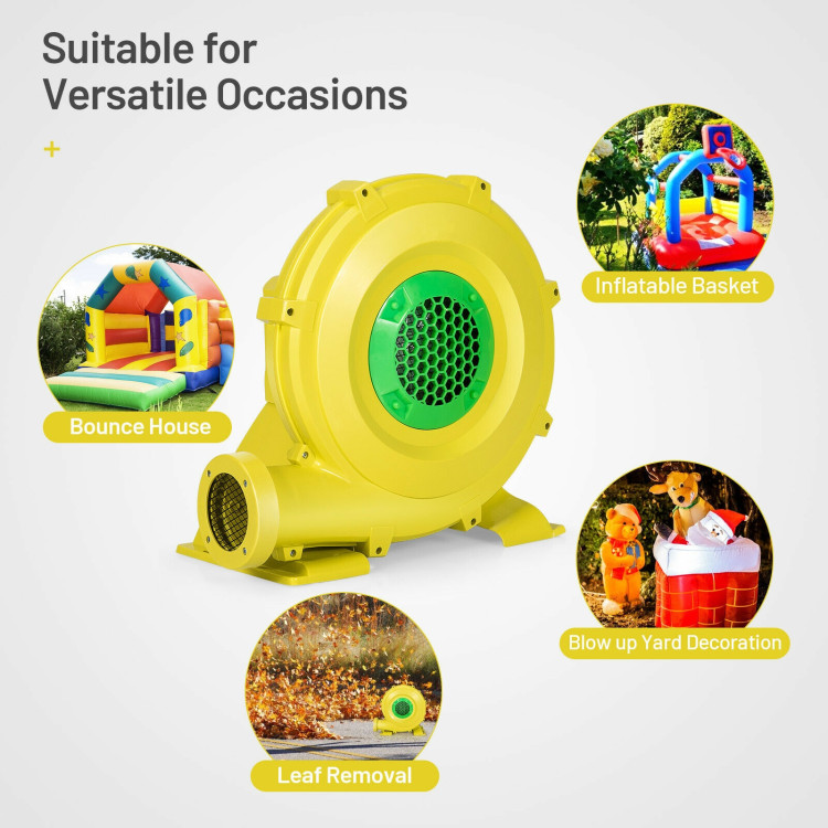 1100W Air Blower Inflatable Blower for Inflatable Bounce HouseCostway Gallery View 9 of 11